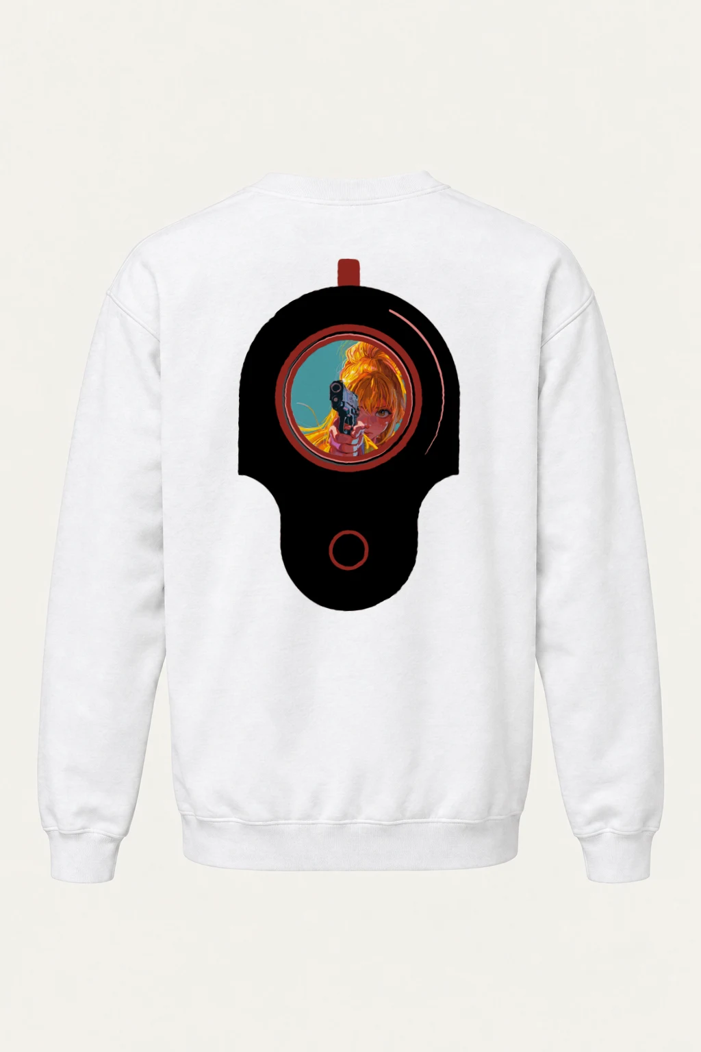 "Neon Target" Heavy Blend Unisex Crewneck Sweatshirt | Gildan 18000