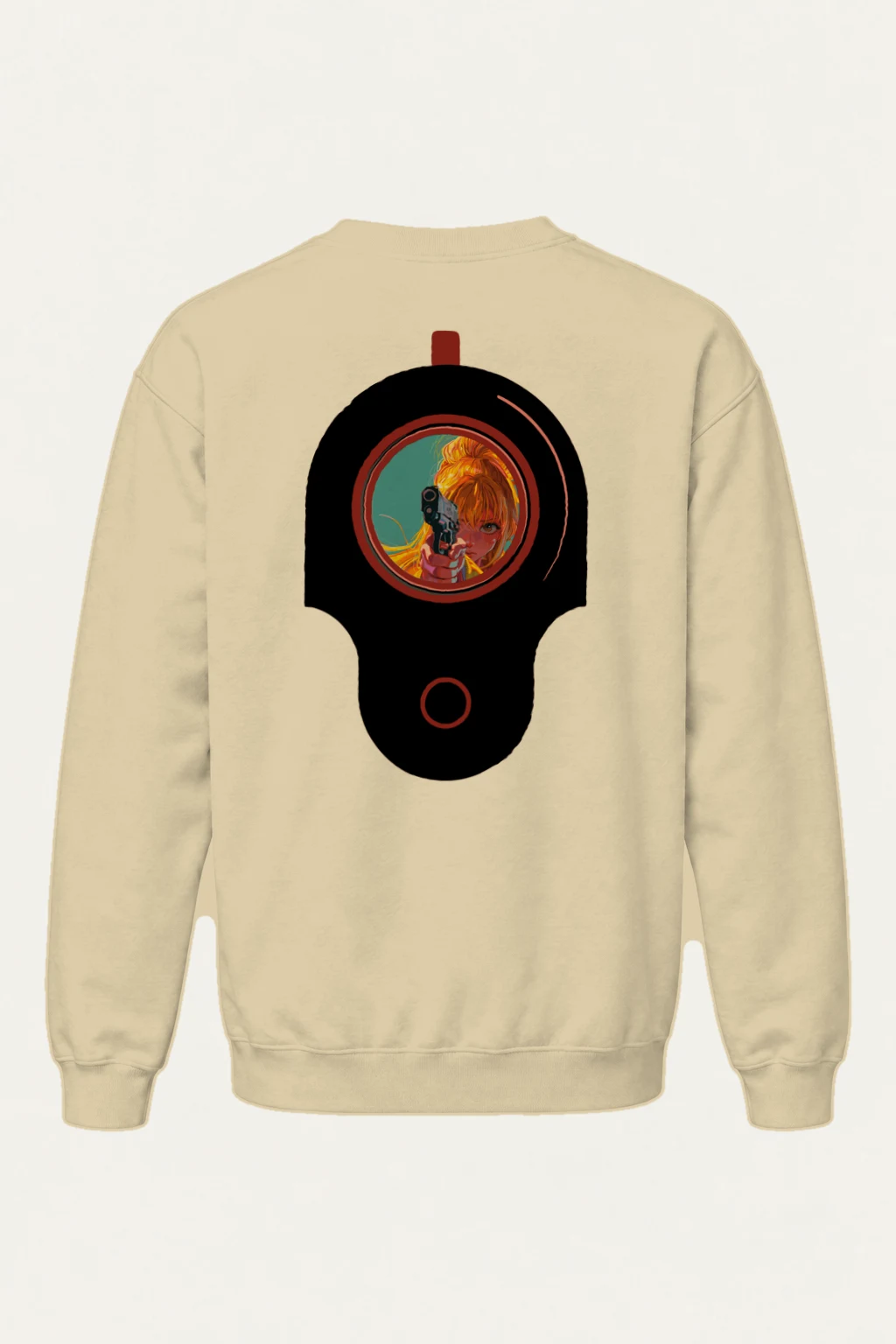 "Neon Target" Heavy Blend Unisex Crewneck Sweatshirt | Gildan 18000