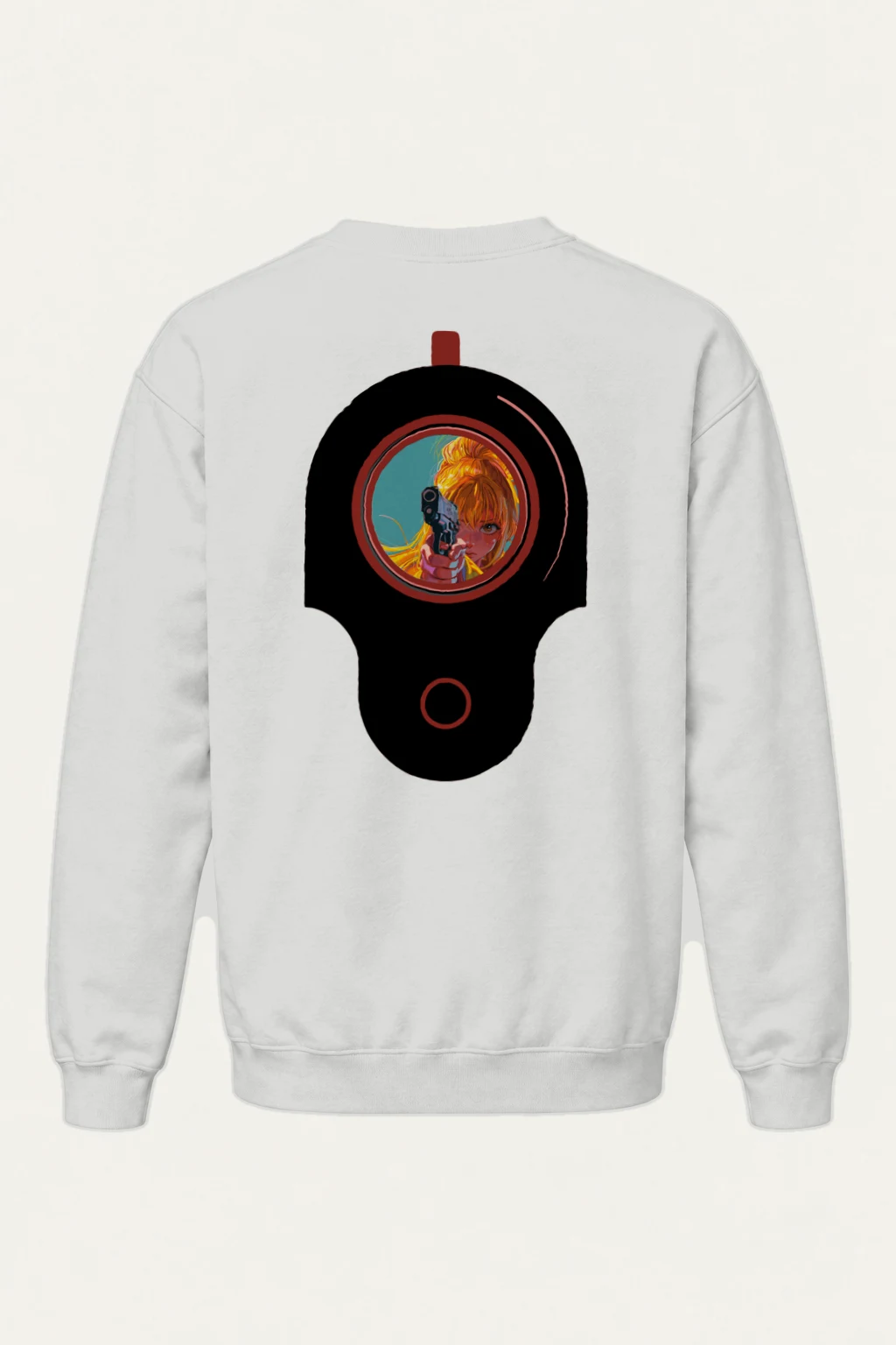 "Neon Target" Heavy Blend Unisex Crewneck Sweatshirt | Gildan 18000