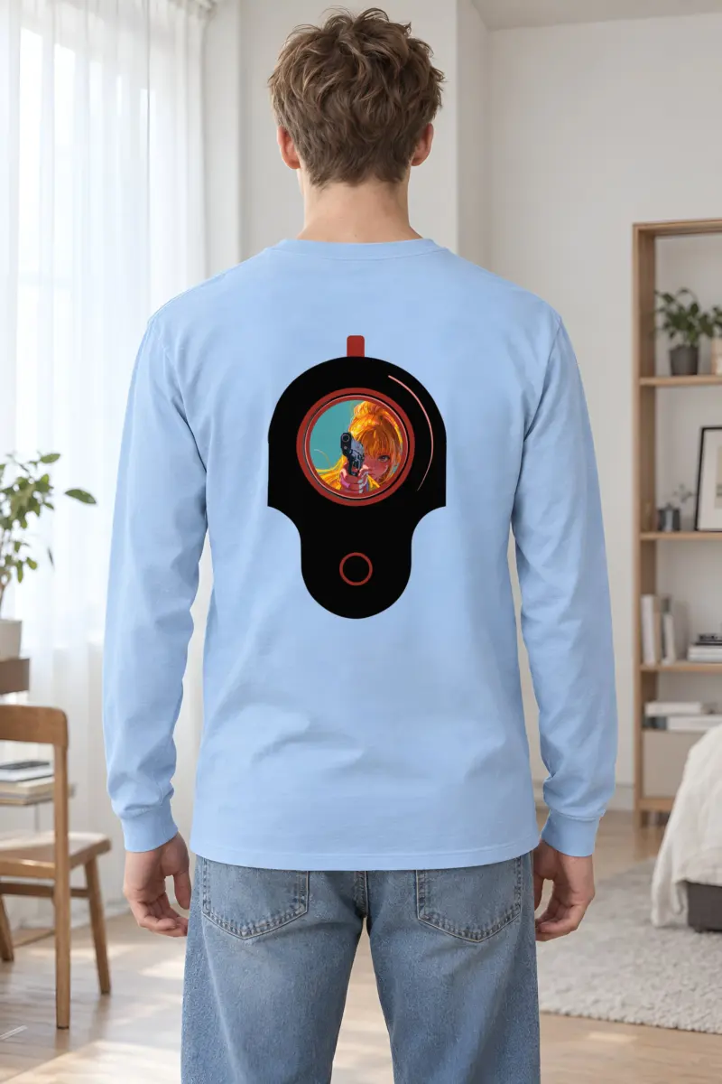 "Neon Target" Unisex Longsleeve T-shirt