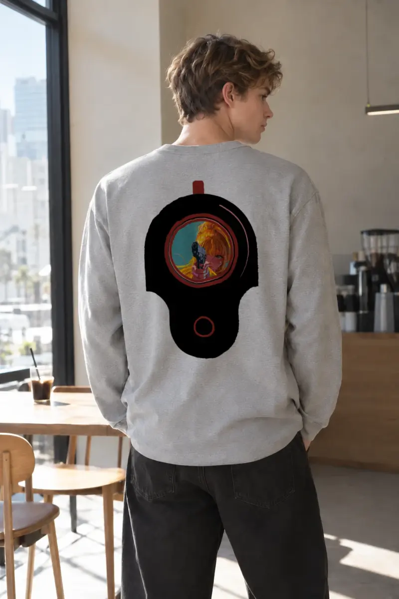“Neon Target” Unisex Longsleeve T-shirt | Gildan 2400