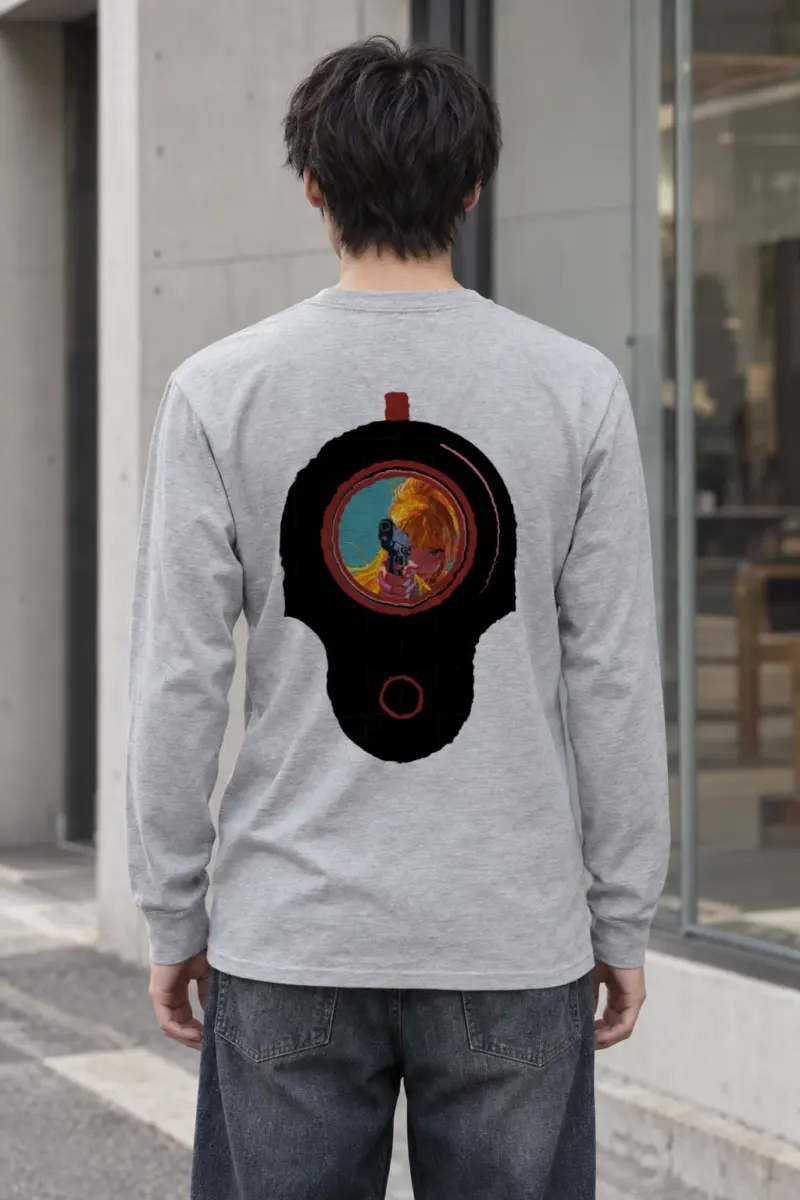 "Neon Target" Unisex Longsleeve T-shirt