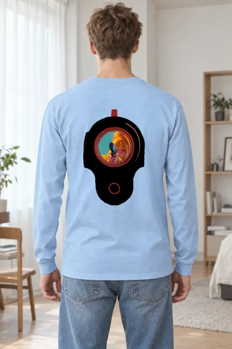 "Neon Target" Unisex Longsleeve T-shirt