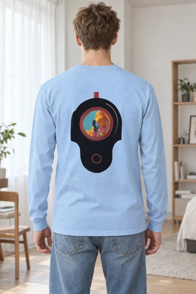 "Neon Target" Unisex Longsleeve T-shirt