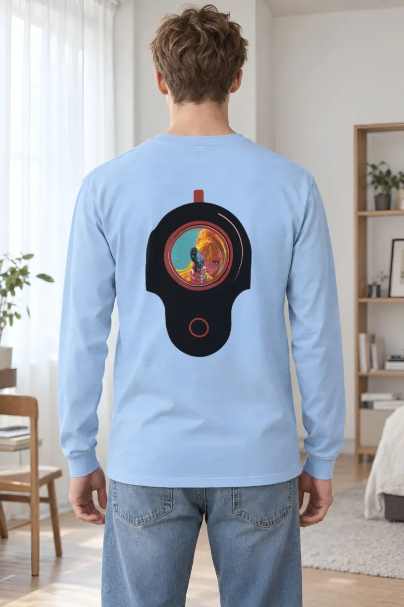 "Neon Target" Unisex Longsleeve T-shirt