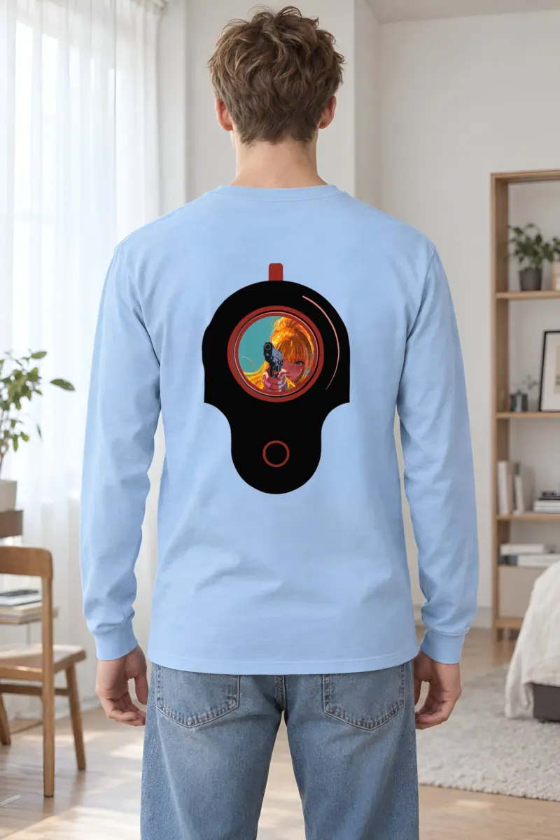 "Neon Target" Unisex Longsleeve T-shirt