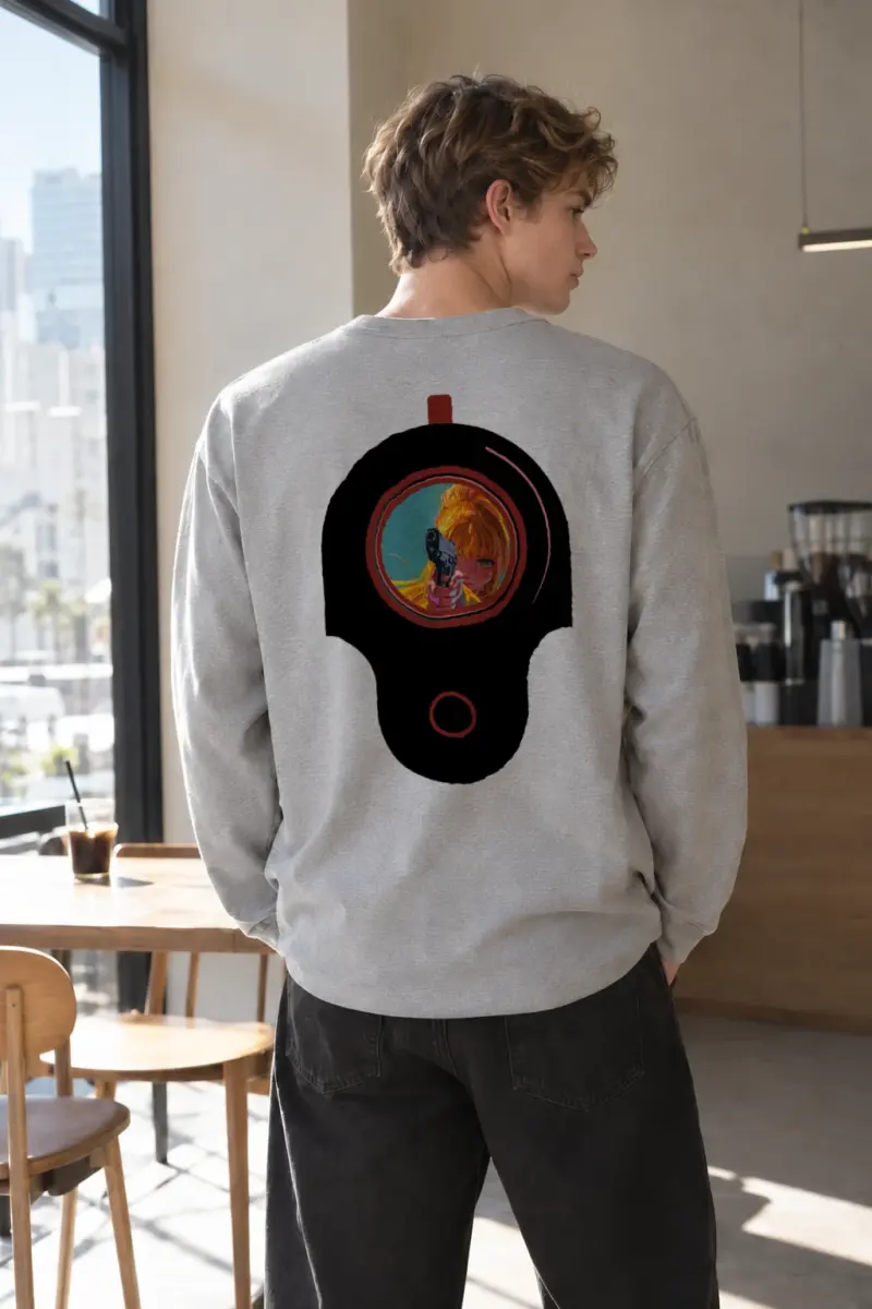 "Neon Target" Unisex Longsleeve T-shirt | Gildan 2400