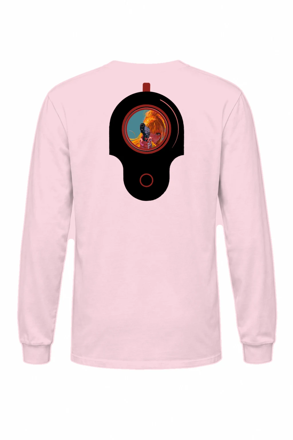 "Neon Target" Unisex Longsleeve T-shirt | Gildan 2400