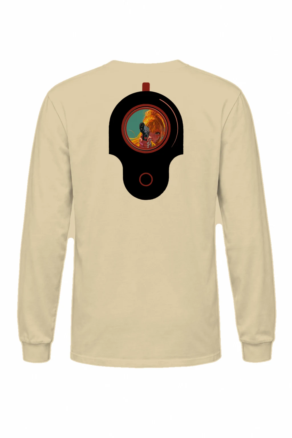 "Neon Target" Unisex Longsleeve T-shirt | Gildan 2400