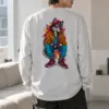 "Neon Wolf Vibes" Unisex Longsleeve T-shirt | Gildan 2400