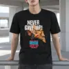 "Never Give Up Climb" Heavyweight Unisex Crewneck T-shirt