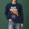 "Never Give Up Climb" Unisex Longsleeve T-shirt