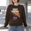 "Never Give Up Climber" Heavy Blend Unisex Crewneck Sweatshirt