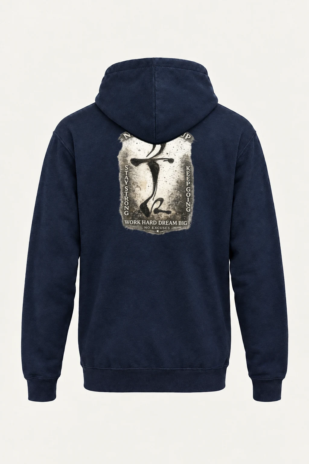 "Never Give Up" Heavy Blend Unisex Pullover Hoodie | Gildan 18500