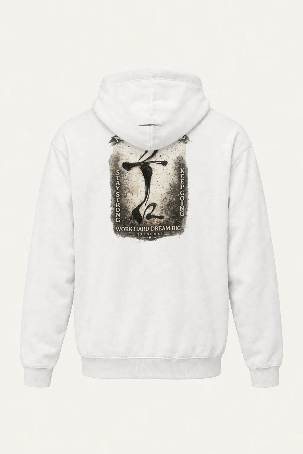 "Never Give Up" Heavy Blend Unisex Pullover Hoodie | Gildan 18500