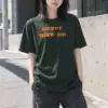 "Never Give Up" Heavyweight Unisex Crewneck T-shirt | Gildan 5000