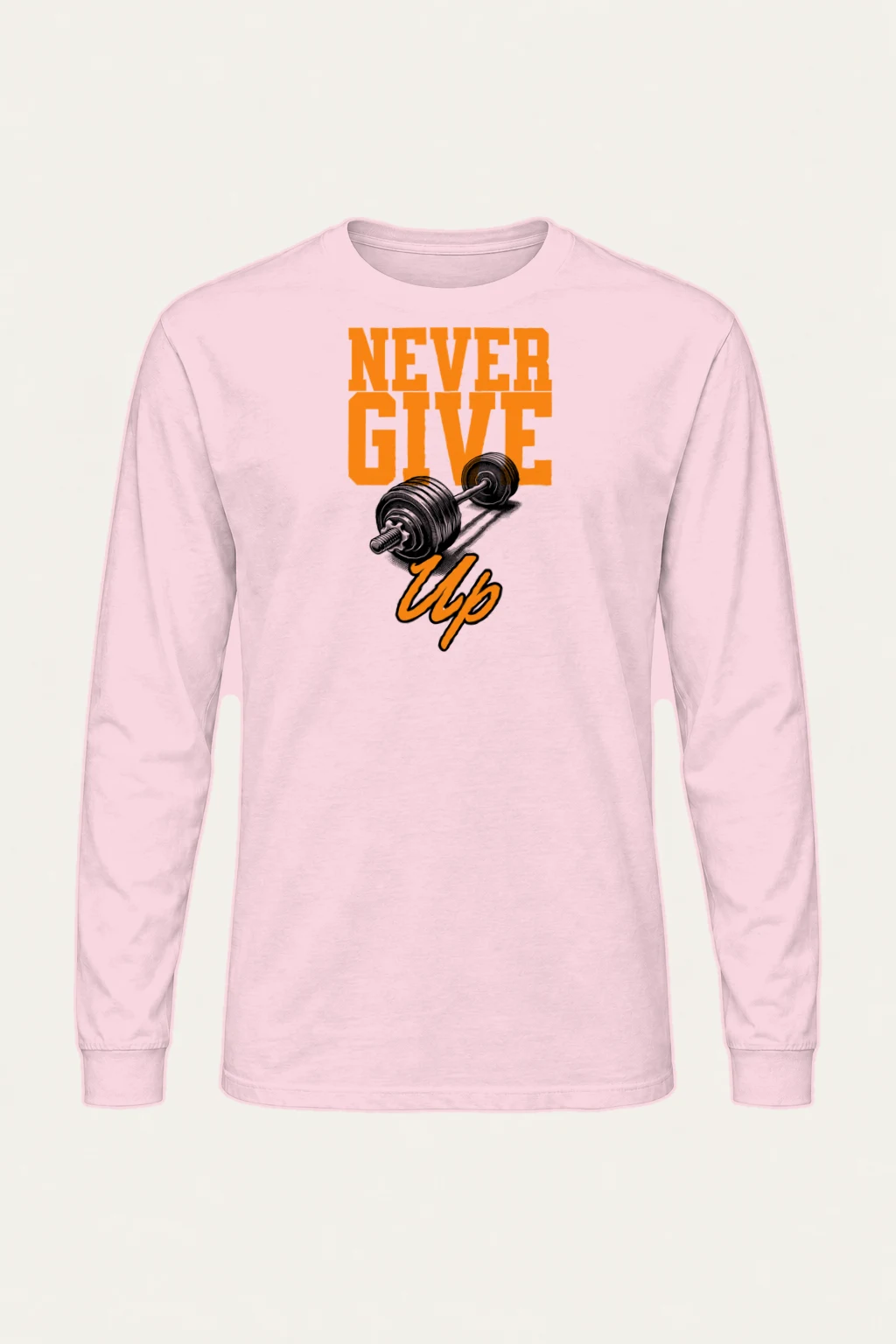 "Never Give Up" Unisex Longsleeve T-shirt | Gildan 2400