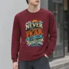 "Fear and Future Mountains" Unisex Longsleeve T-shirt