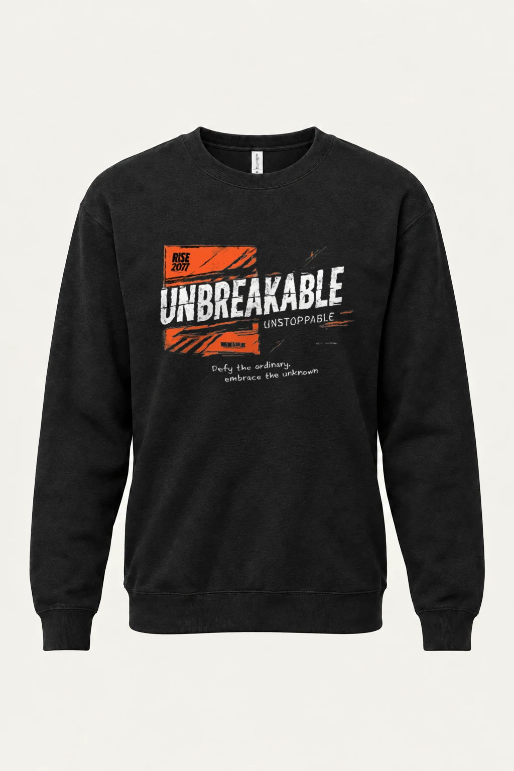 "Never Settle" Heavy Blend Unisex Crewneck Sweatshirt | Gildan 18000