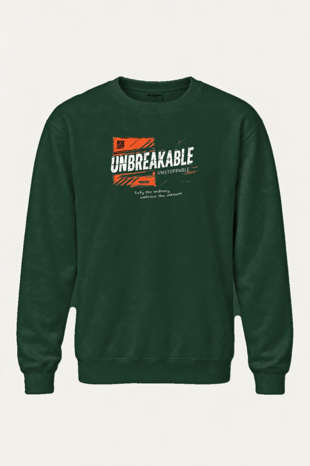 "Never Settle" Heavy Blend Unisex Crewneck Sweatshirt | Gildan 18000