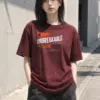 "Never Settle" Heavyweight Unisex Crewneck T-shirt | Gildan 5000