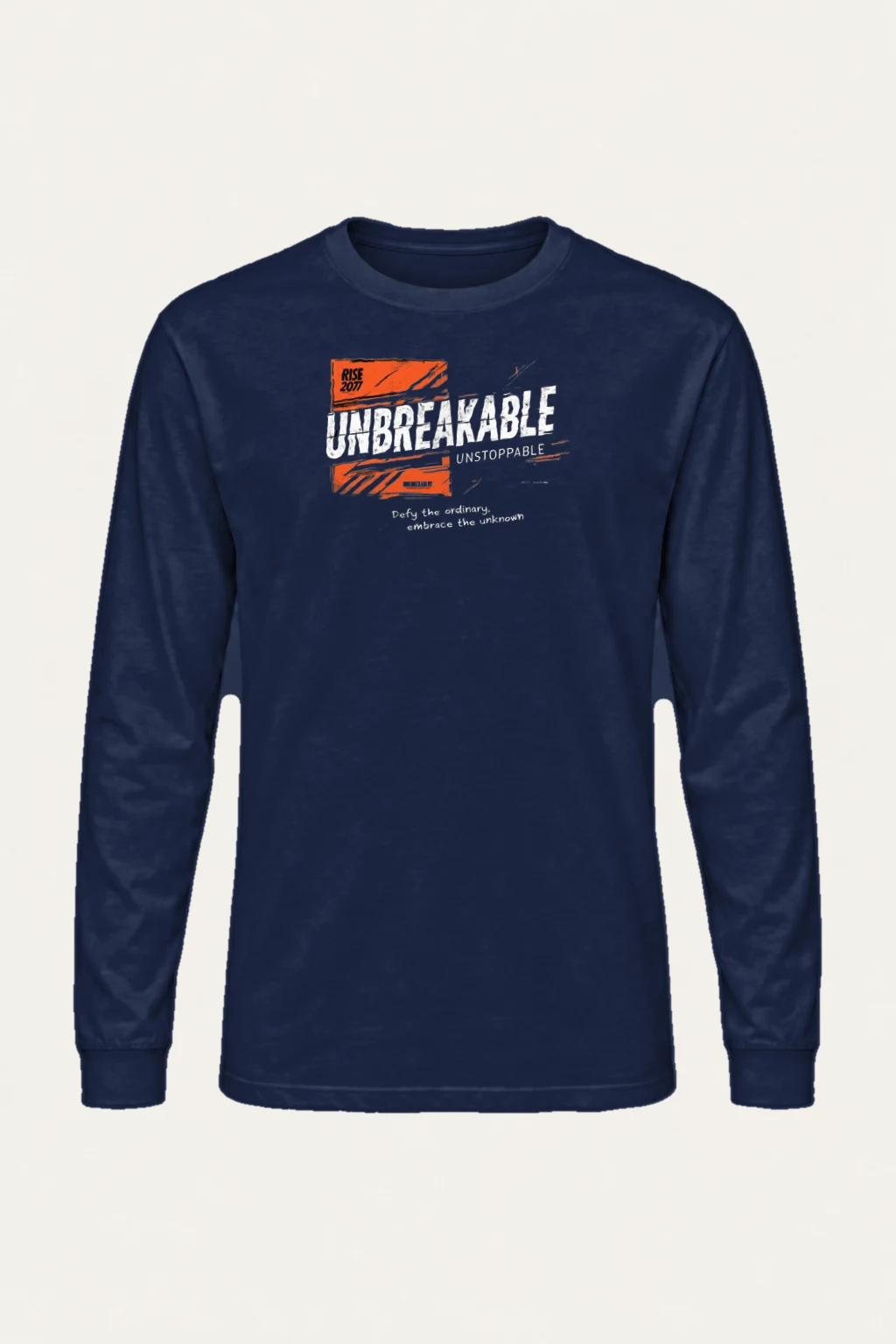 "Never Settle" Unisex Longsleeve T-shirt | Gildan 2400