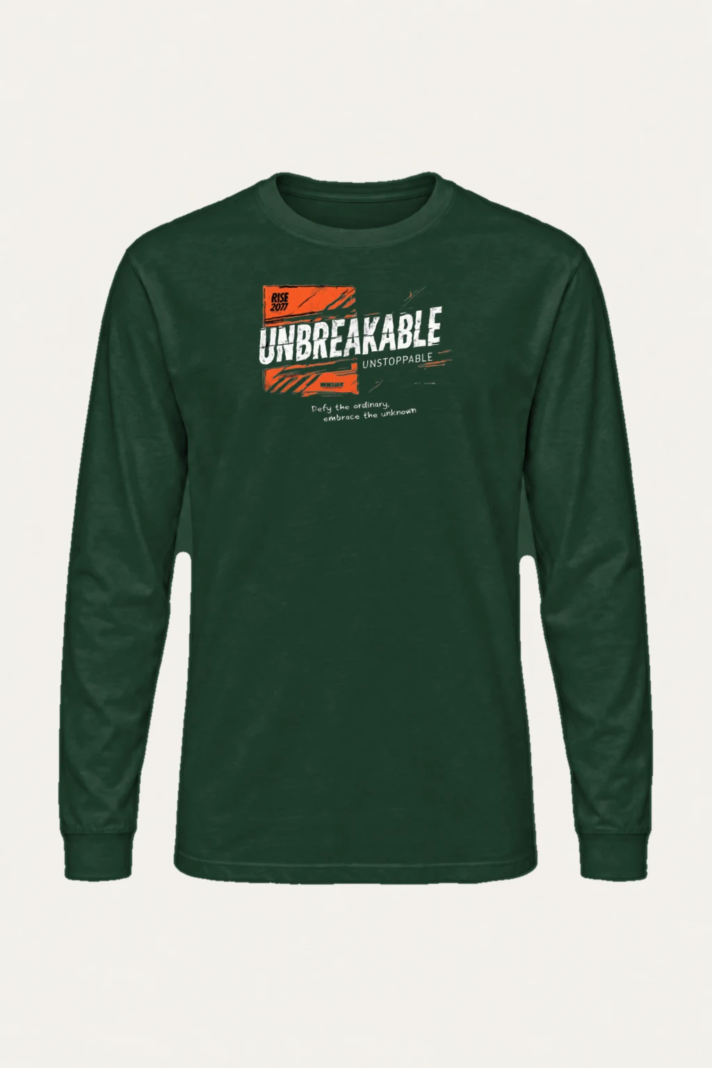 "Never Settle" Unisex Longsleeve T-shirt | Gildan 2400