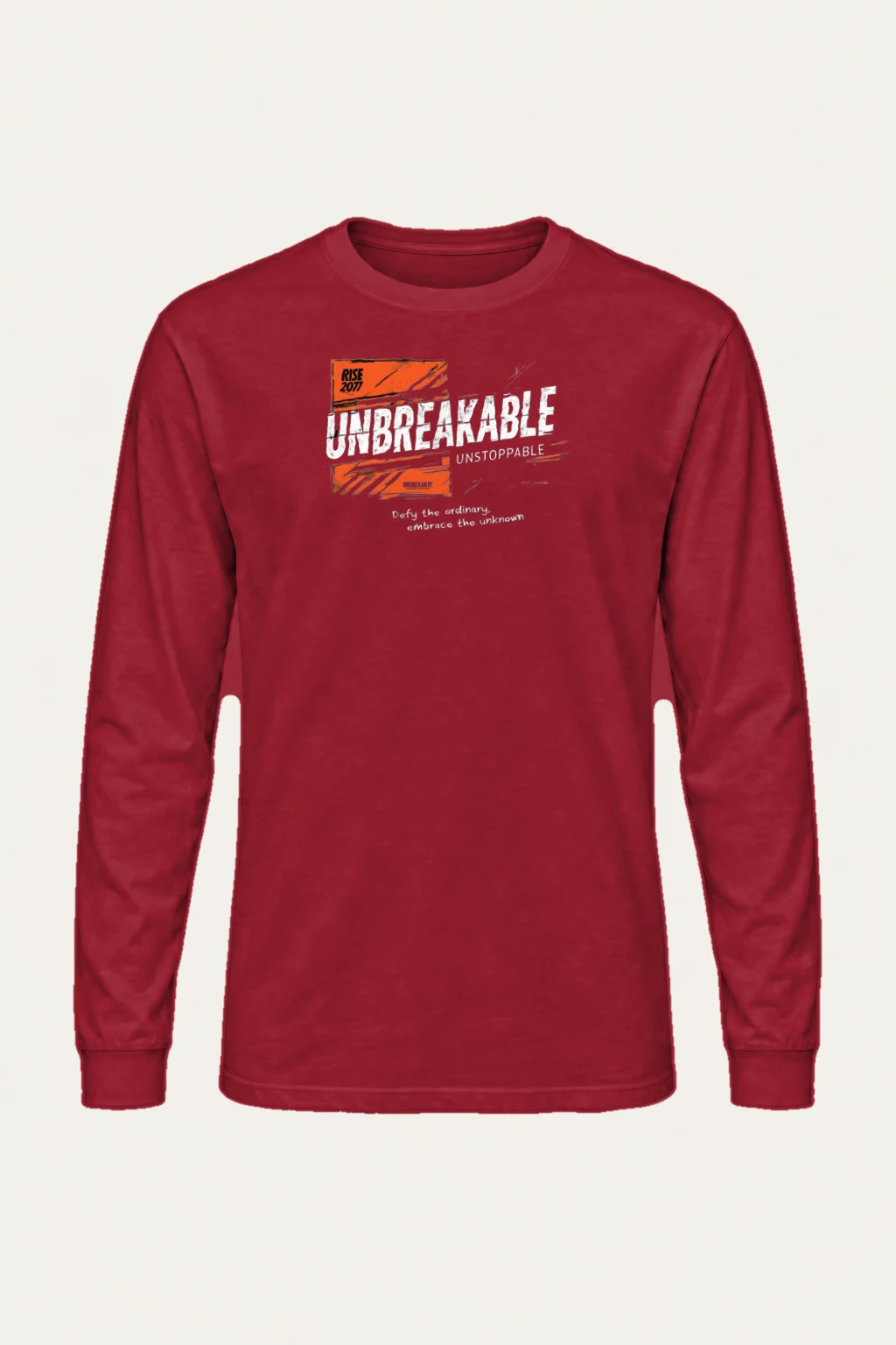 "Never Settle" Unisex Longsleeve T-shirt | Gildan 2400
