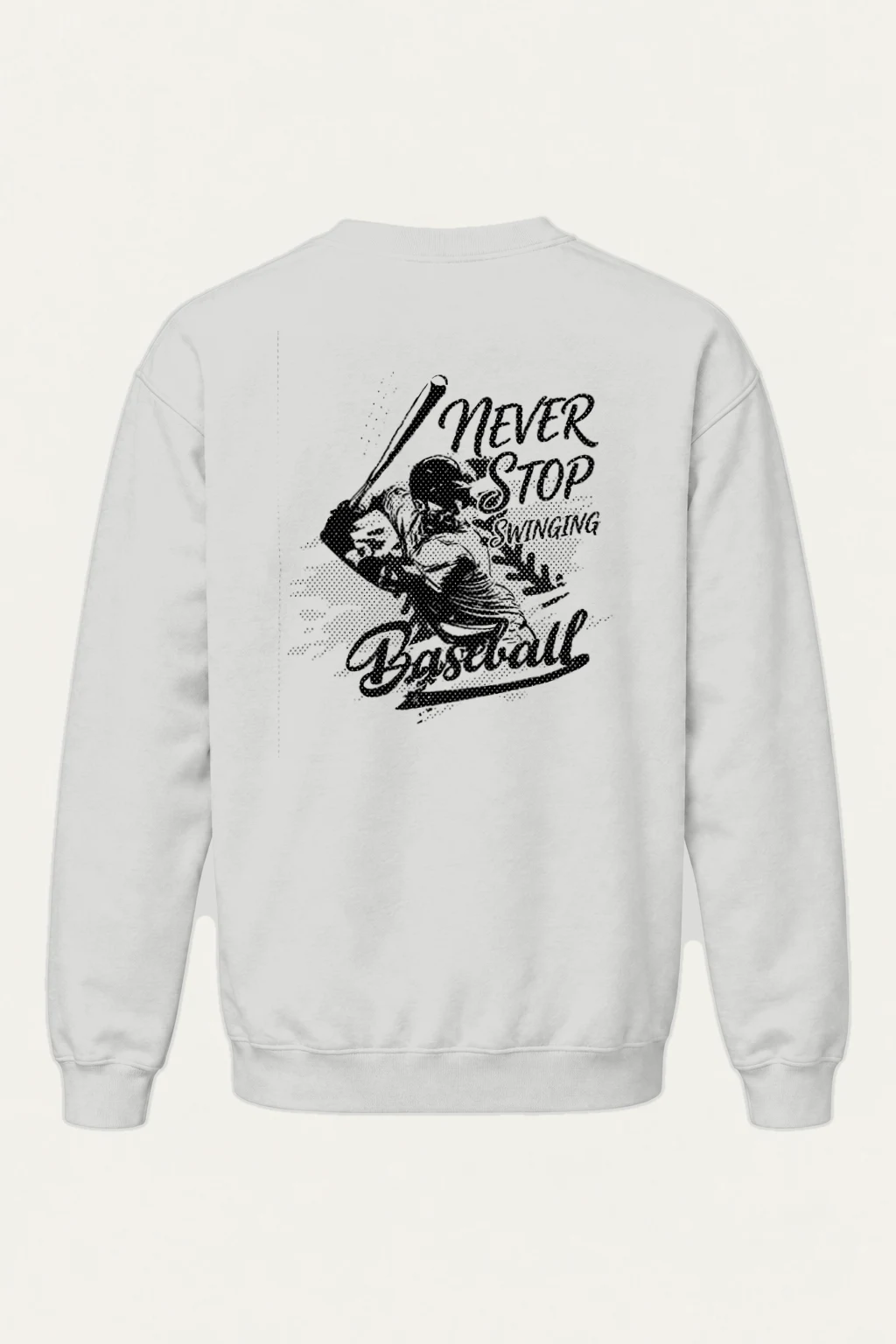 "Never Stop Swinging" Heavy Blend Unisex Crewneck Sweatshirt | Gildan 18000