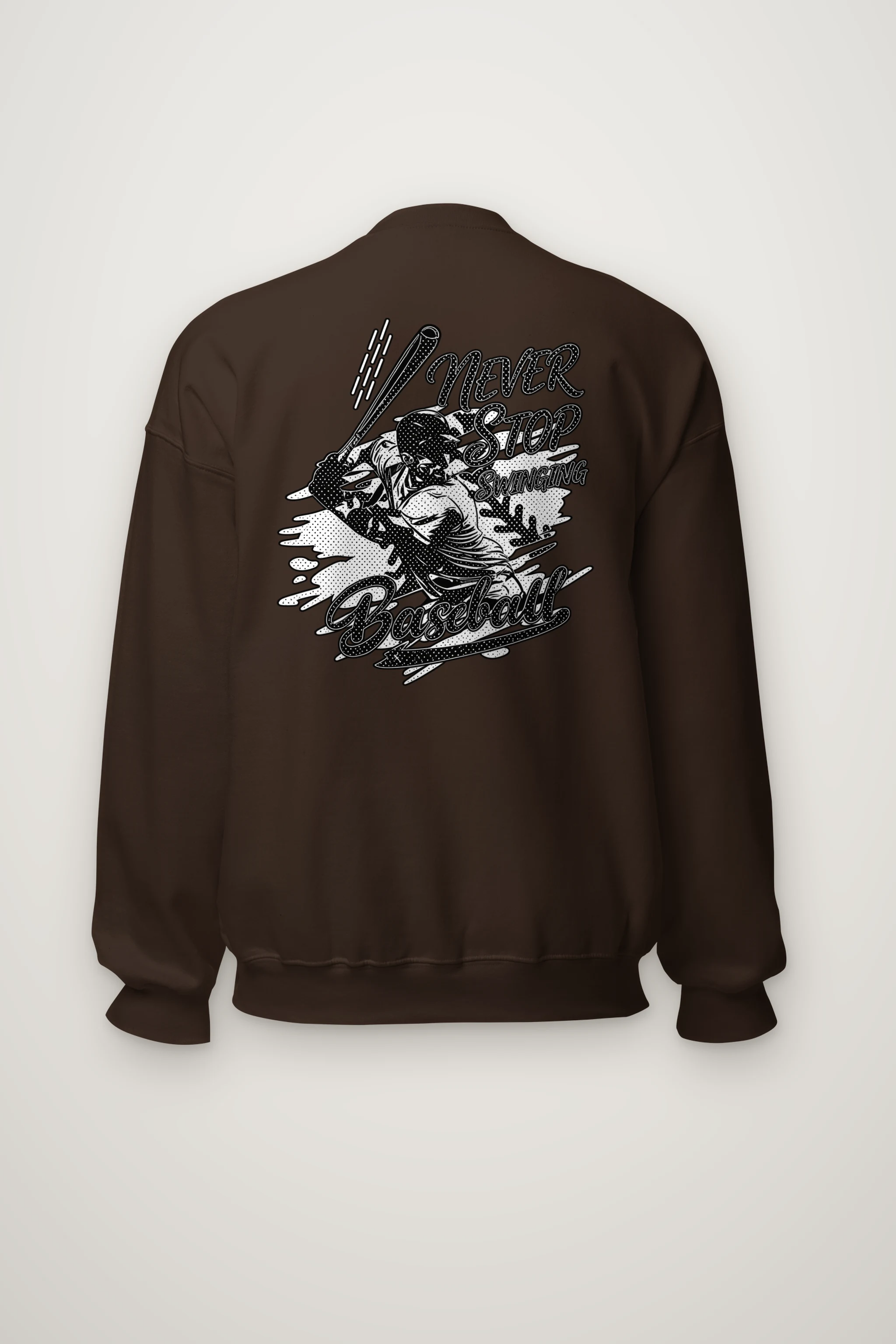 "Never Stop Swinging" Heavy Blend Unisex Crewneck Sweatshirt