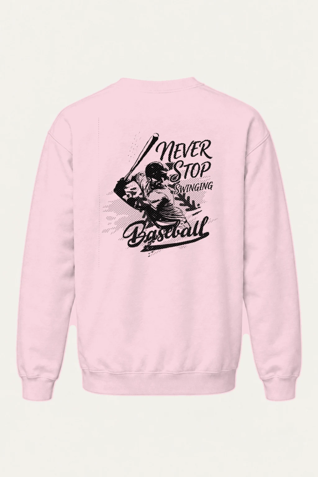 "Never Stop Swinging" Heavy Blend Unisex Crewneck Sweatshirt | Gildan 18000