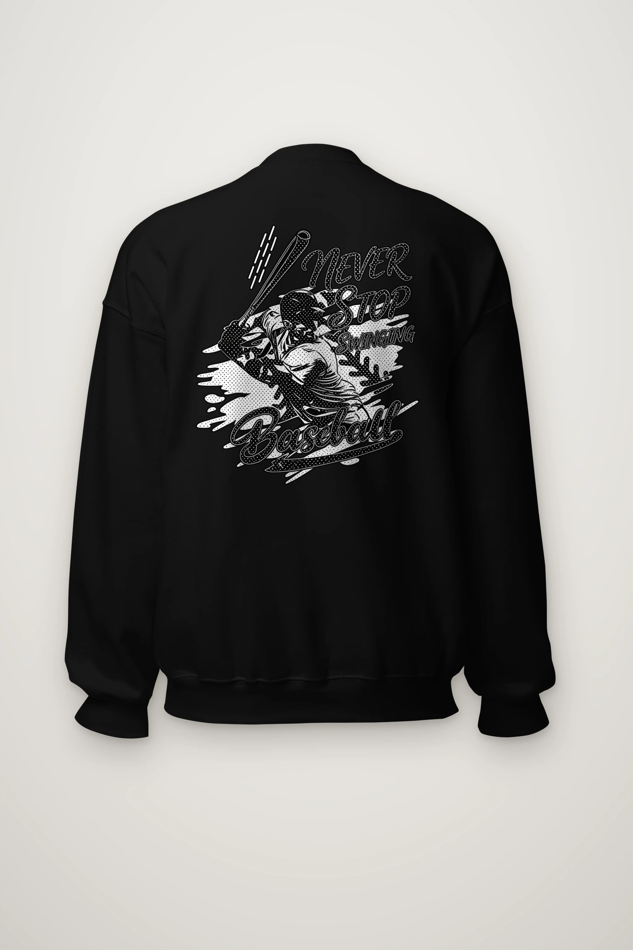 "Never Stop Swinging" Heavy Blend Unisex Crewneck Sweatshirt