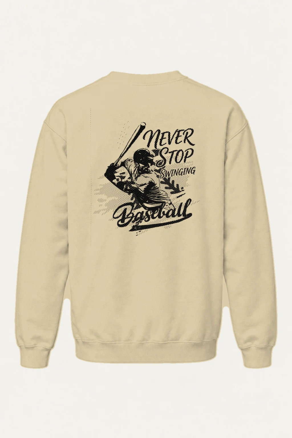 "Never Stop Swinging" Heavy Blend Unisex Crewneck Sweatshirt | Gildan 18000