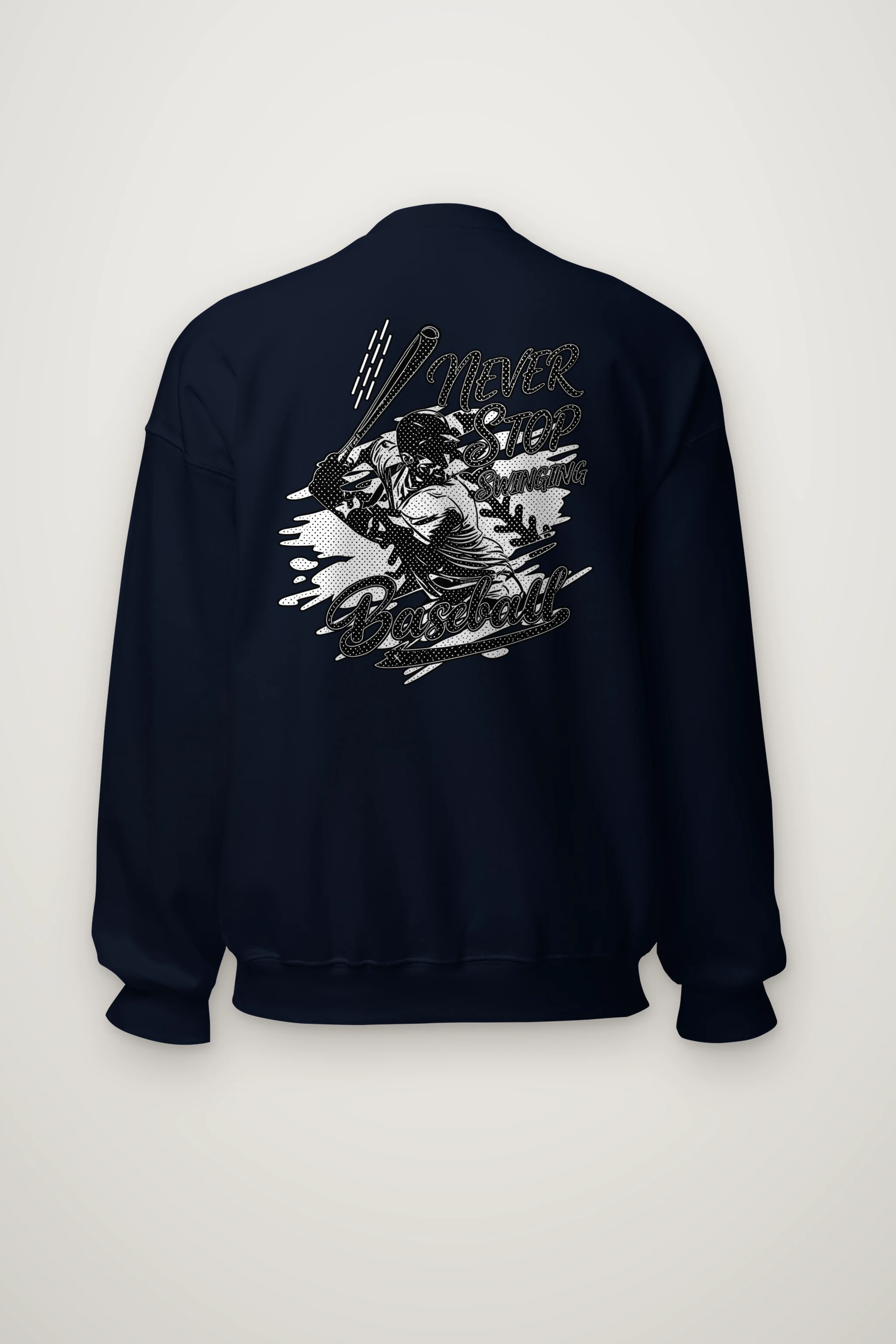 "Never Stop Swinging" Heavy Blend Unisex Crewneck Sweatshirt