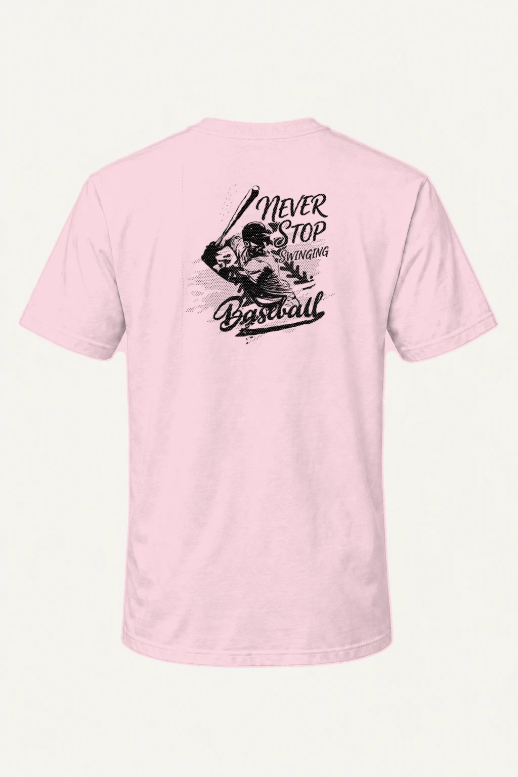 "Never Stop Swinging" Heavyweight Unisex Crewneck T-shirt | Gildan 5000