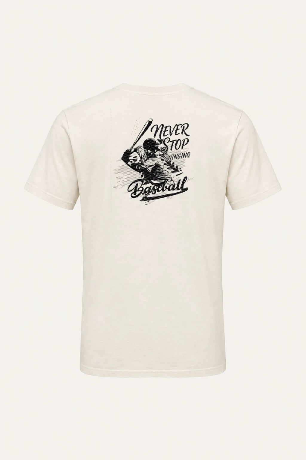 "Never Stop Swinging" Heavyweight Unisex Crewneck T-shirt | Gildan 5000
