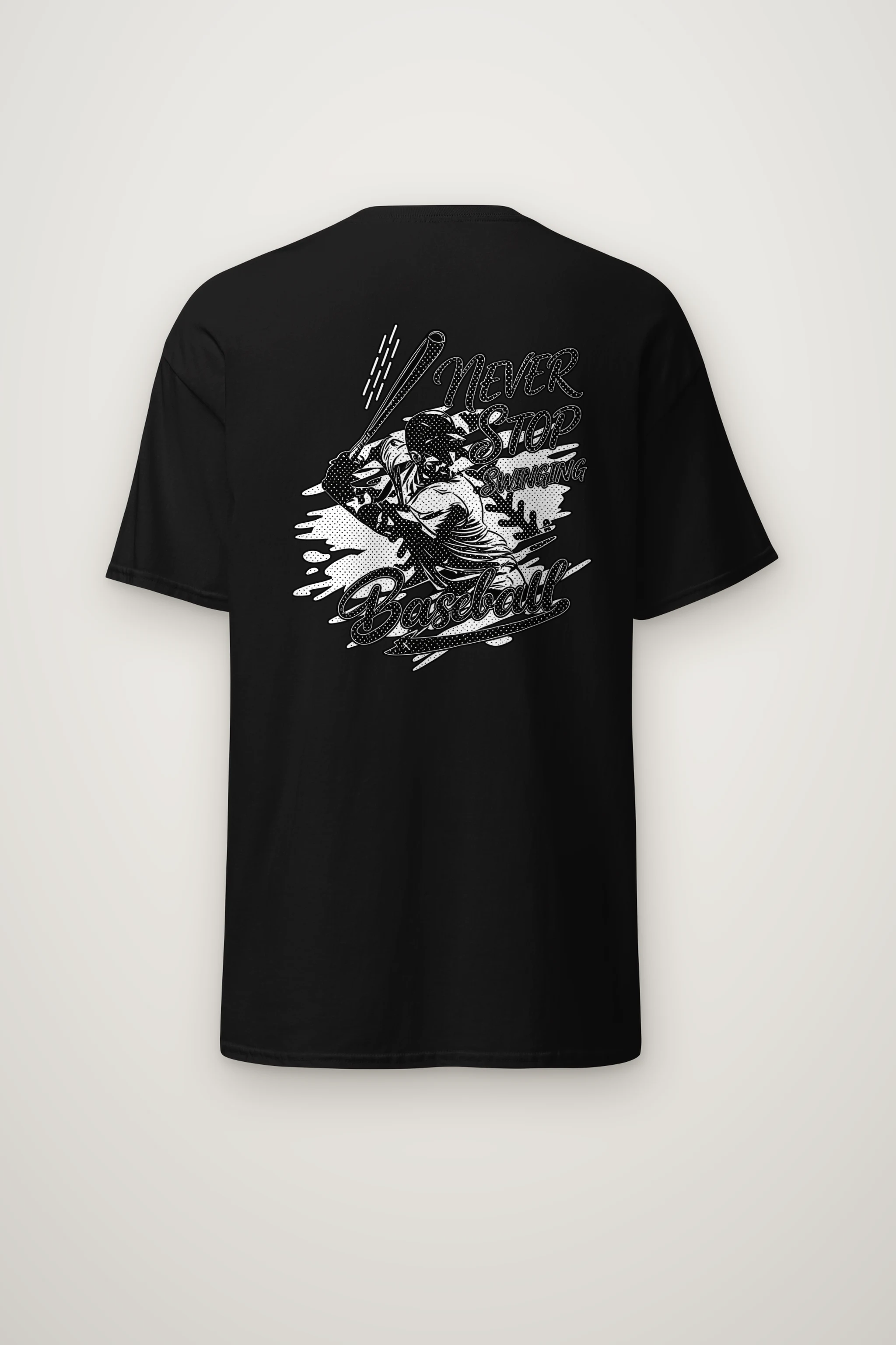 "Never Stop Swinging" Heavyweight Unisex Crewneck T-shirt