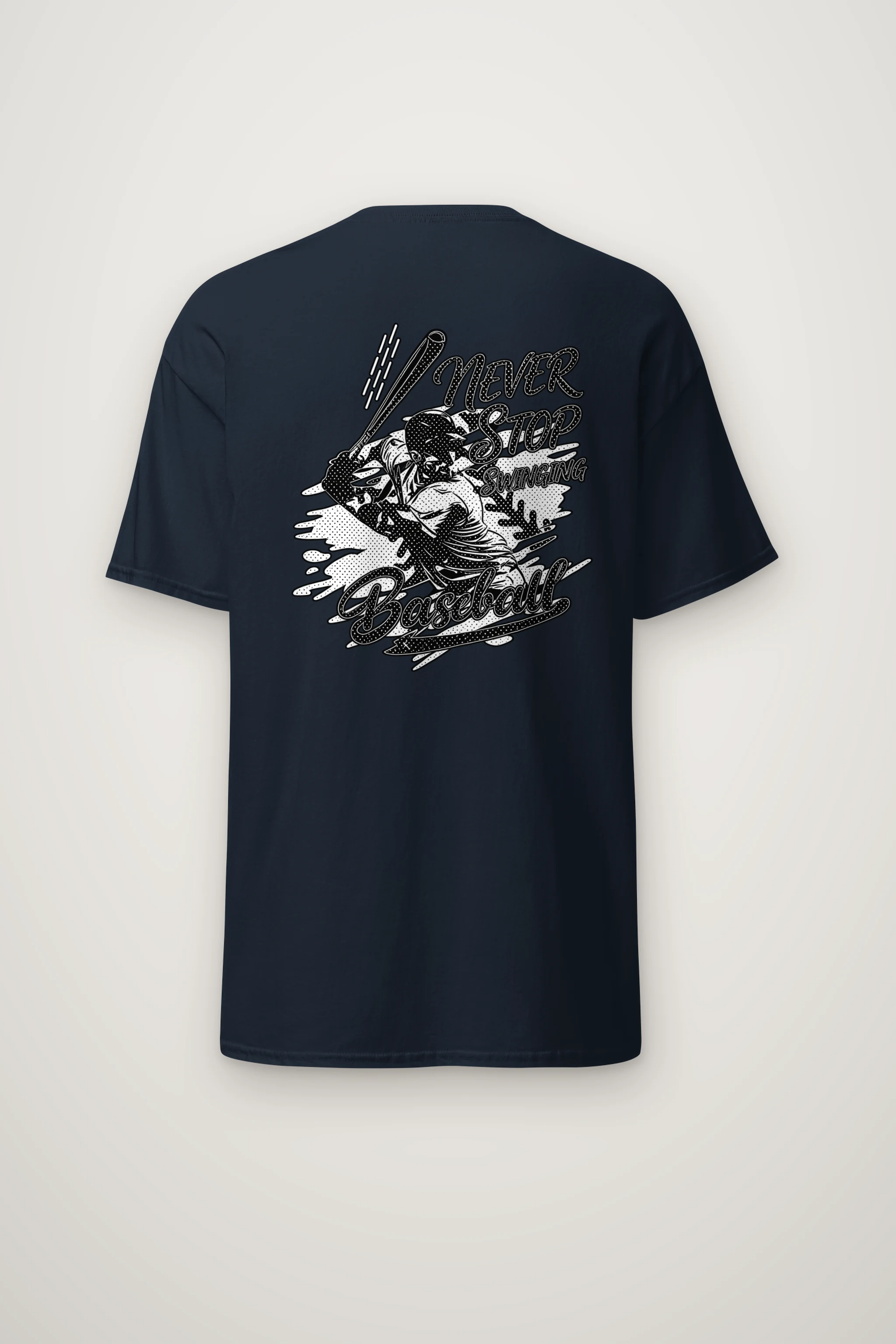 "Never Stop Swinging" Heavyweight Unisex Crewneck T-shirt