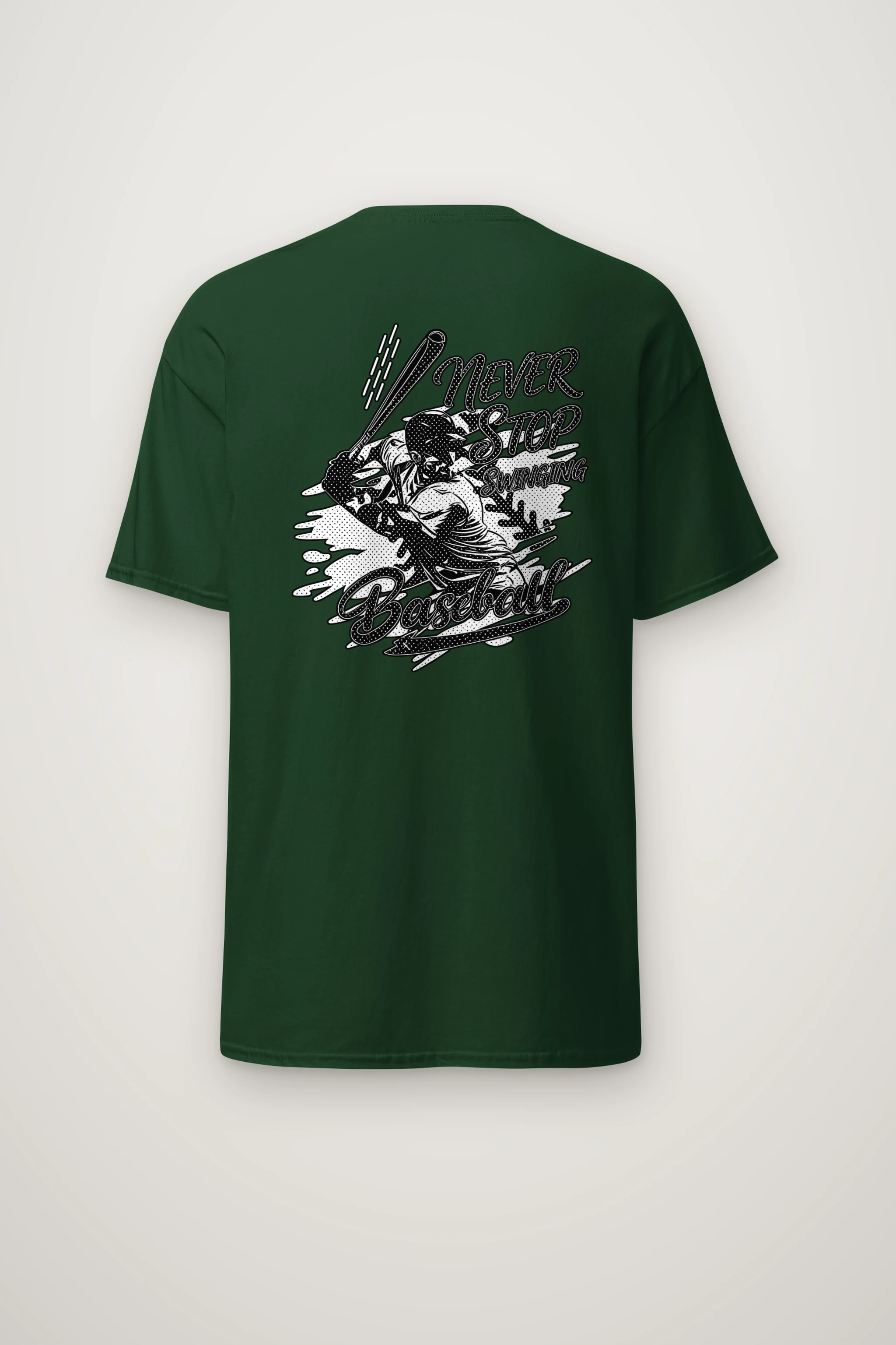 "Never Stop Swinging" Heavyweight Unisex Crewneck T-shirt
