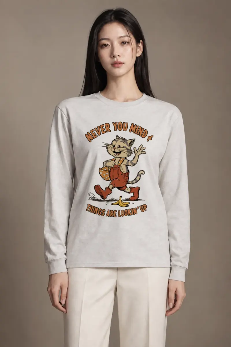 "Never You Mind" Unisex Longsleeve T-shirt | Gildan 2400
