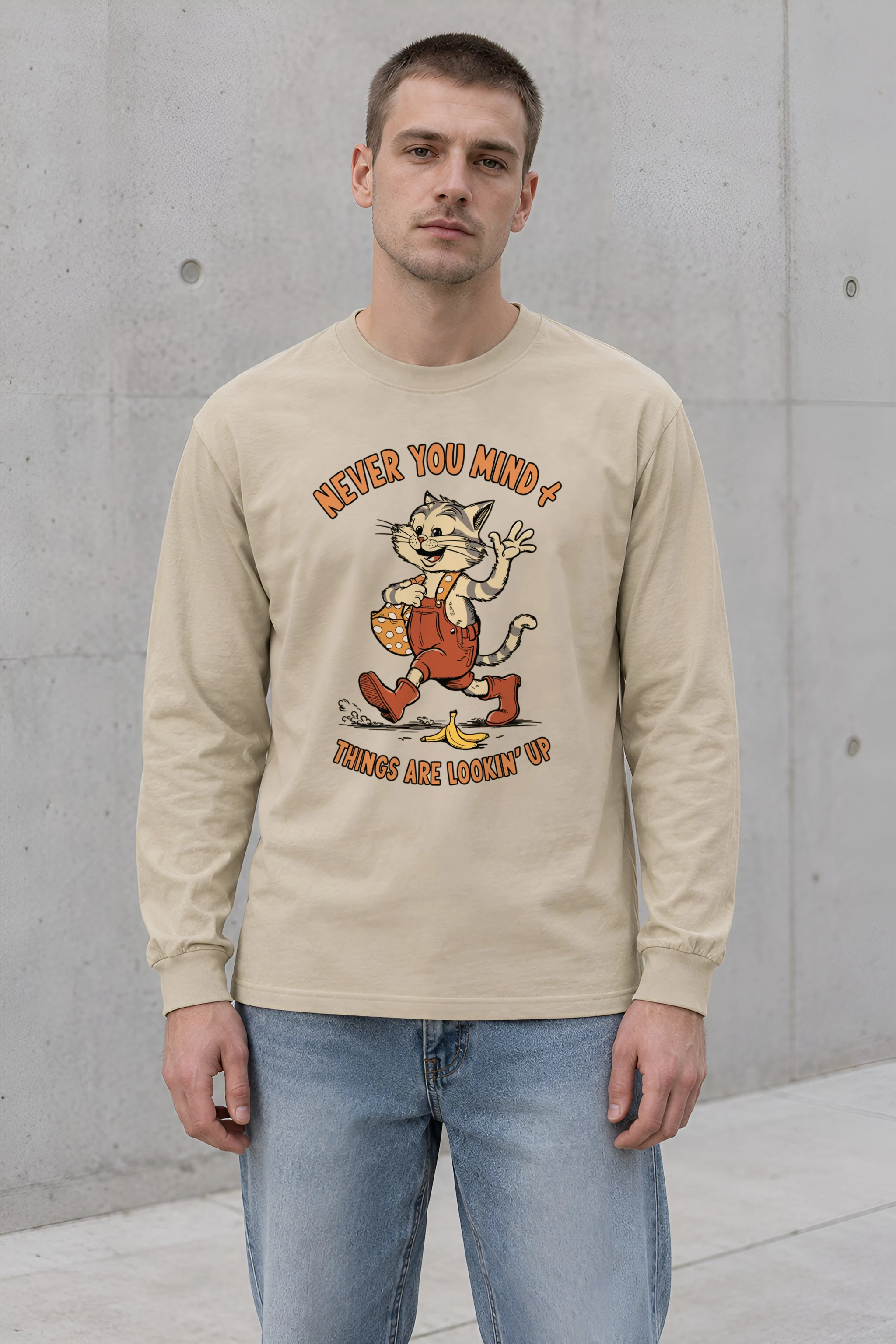 "Never You Mind" Unisex Longsleeve T-shirt