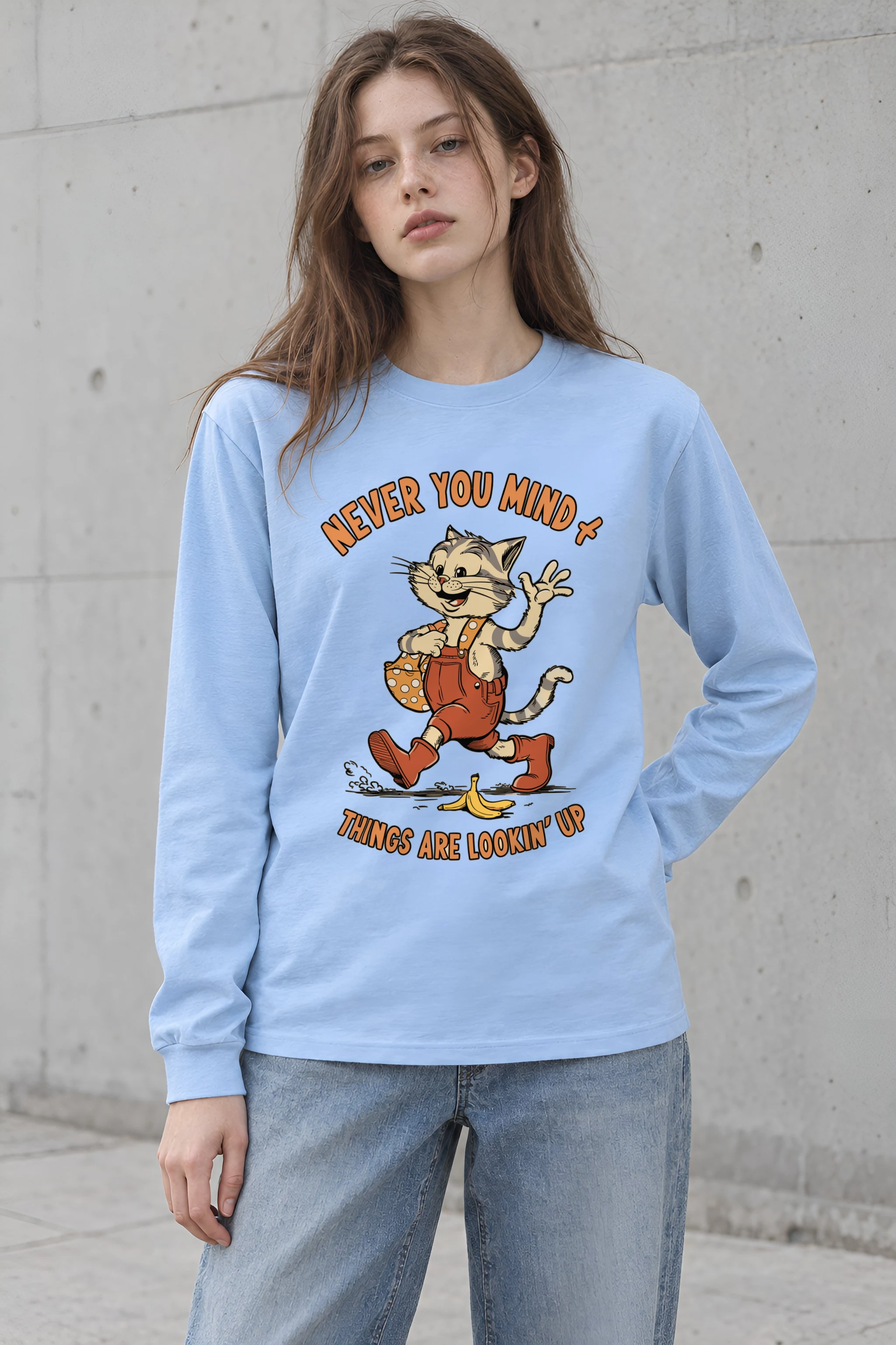 "Never You Mind" Unisex Longsleeve T-shirt