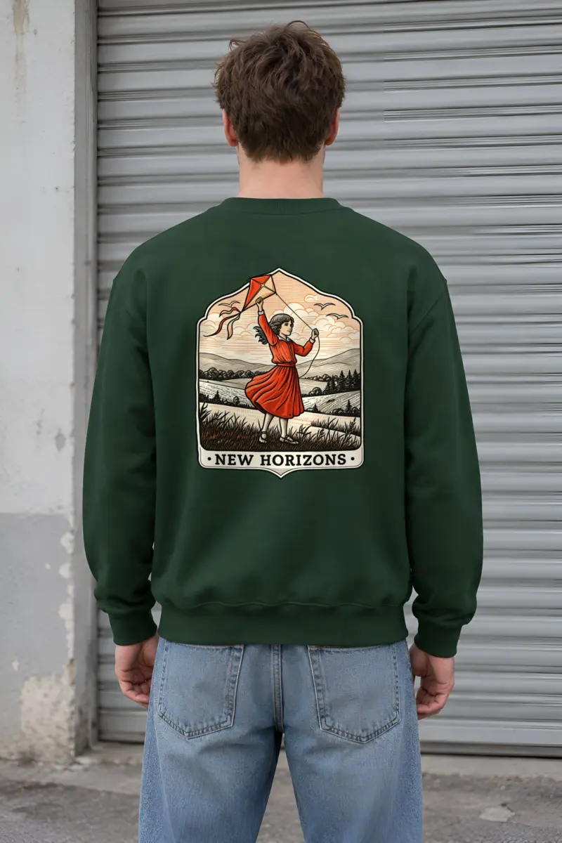 "New Horizons" Heavy Blend Unisex Crewneck Sweatshirt