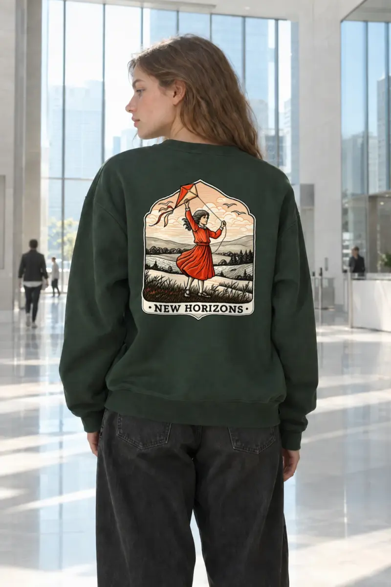 "New Horizons" Heavy Blend Unisex Crewneck Sweatshirt | Gildan 18000