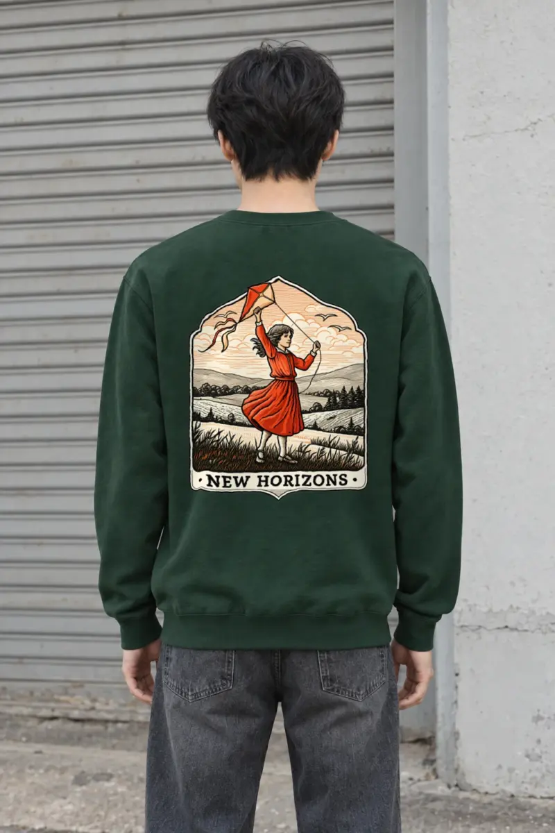 "New Horizons" Heavy Blend Unisex Crewneck Sweatshirt