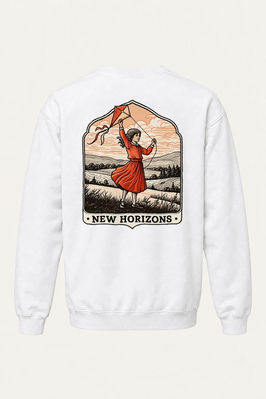 "New Horizons" Heavy Blend Unisex Crewneck Sweatshirt | Gildan 18000