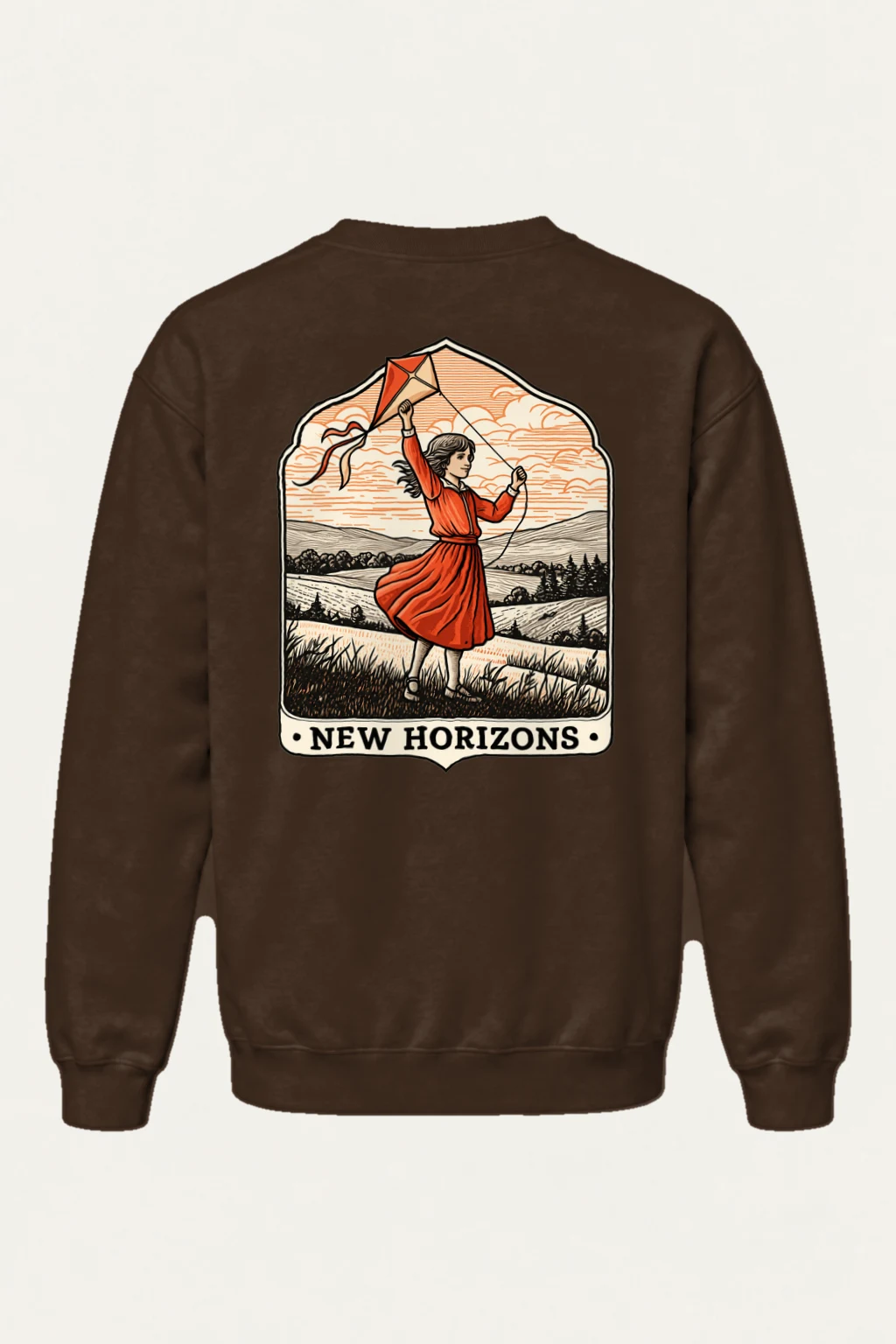 "New Horizons" Heavy Blend Unisex Crewneck Sweatshirt | Gildan 18000