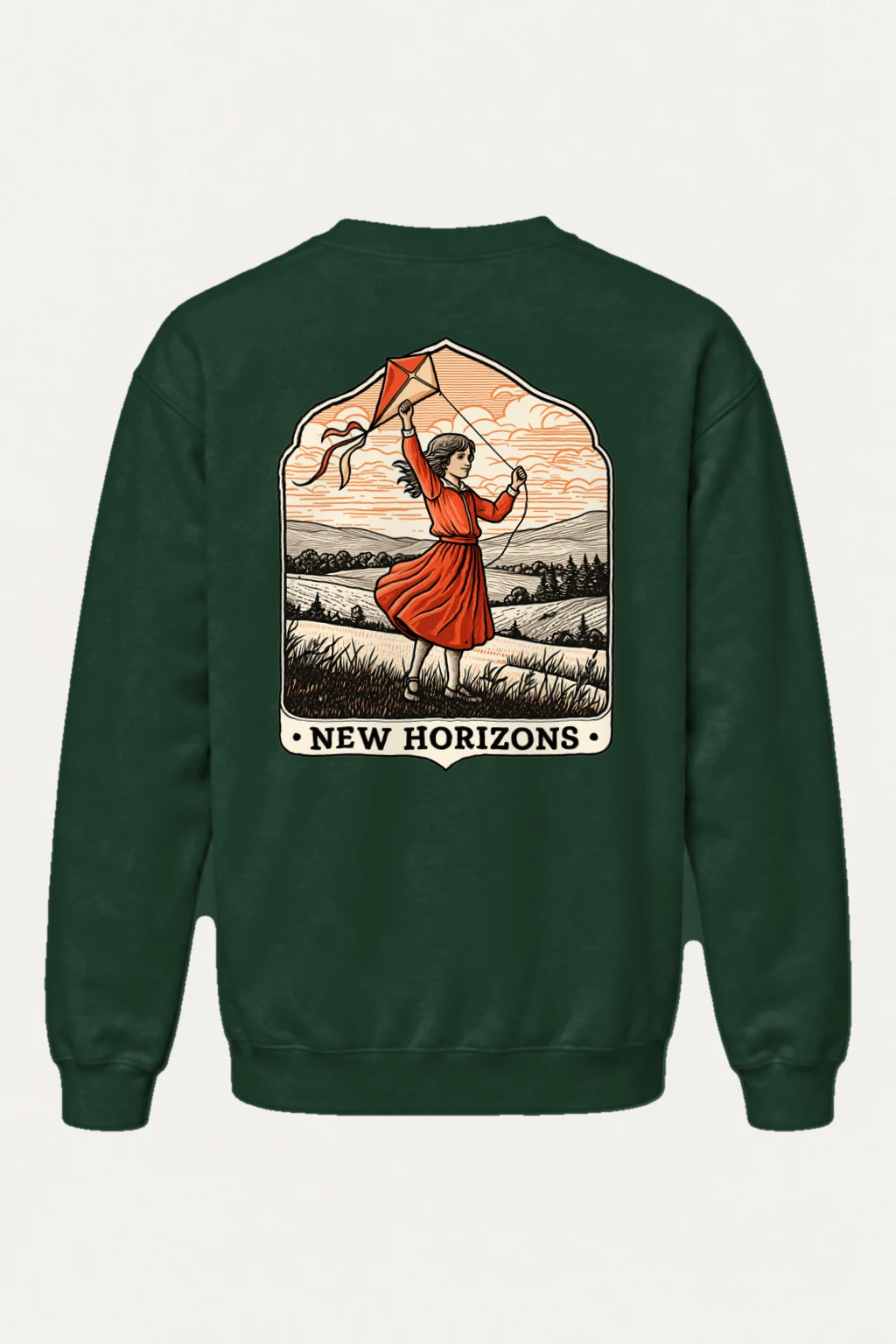 "New Horizons" Heavy Blend Unisex Crewneck Sweatshirt | Gildan 18000