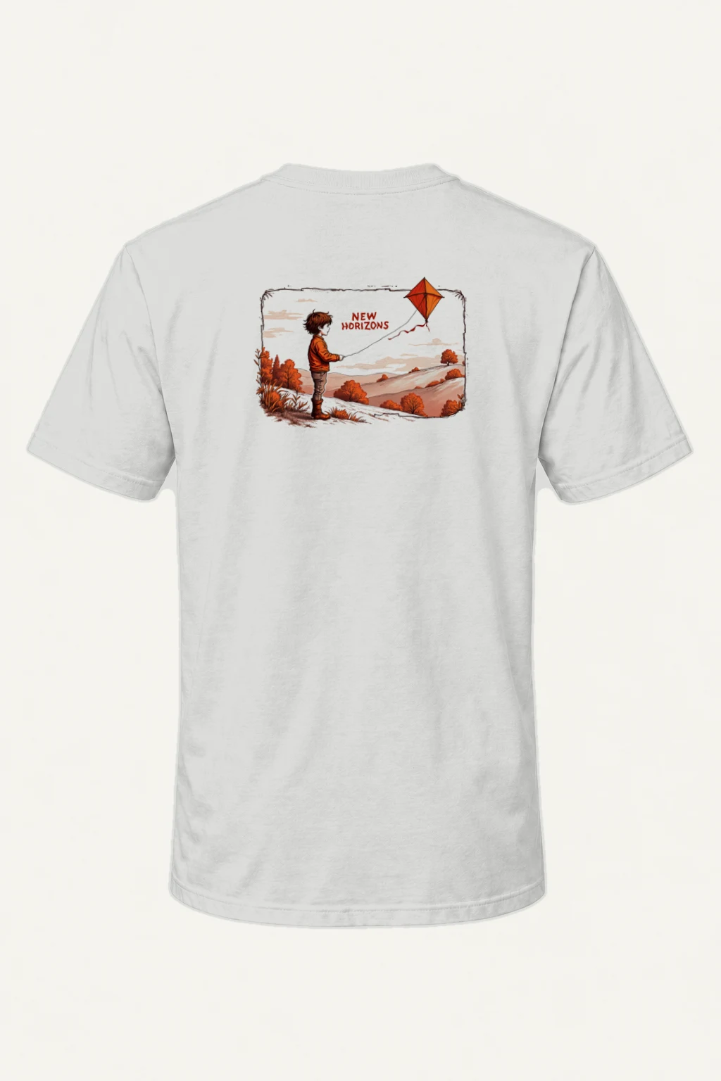"New Horizons" Heavyweight Unisex Crewneck T-shirt | Gildan 5000