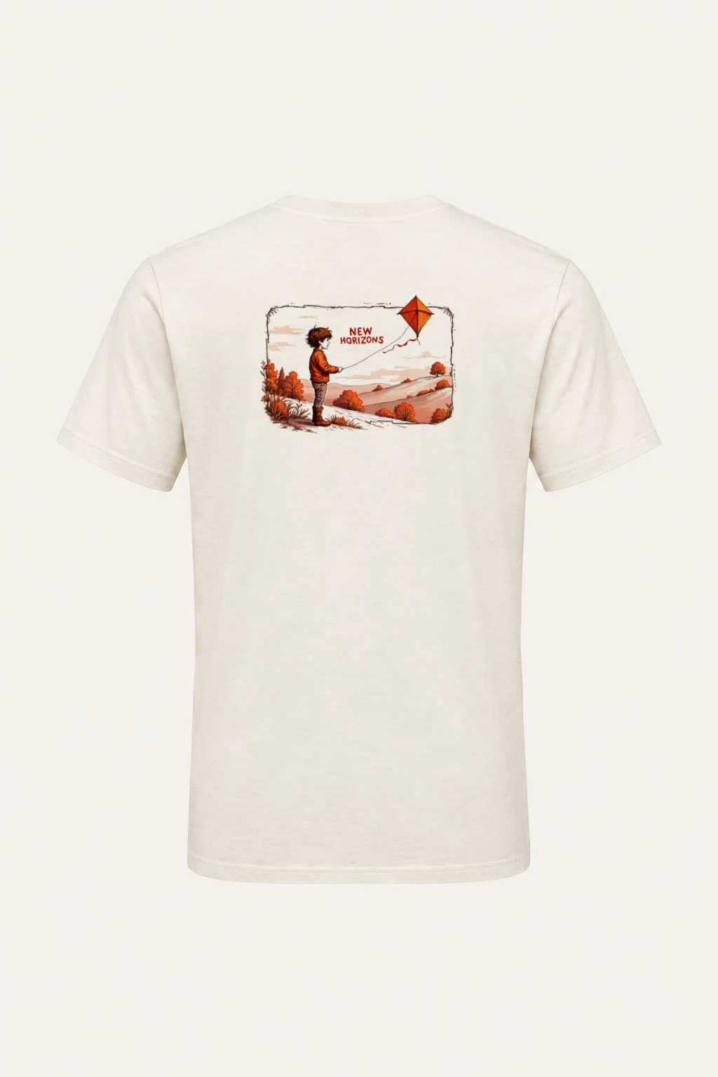"New Horizons" Heavyweight Unisex Crewneck T-shirt | Gildan 5000